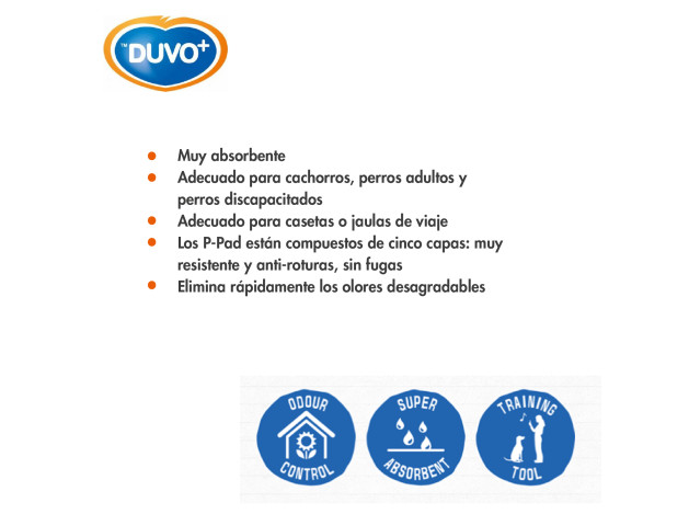 DUVO EMPAPADORES DE ORINA 7 UNI