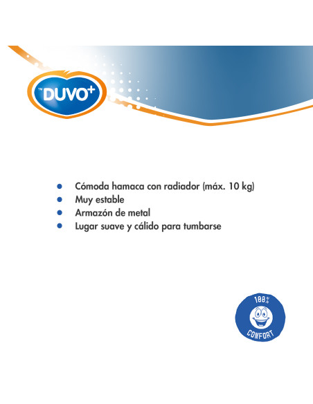 DUVO HAMACA DE FELPA PARA RADIADOR
