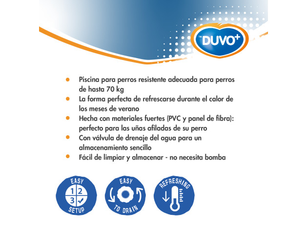 Piscina Plegable para Perros Resistente con...