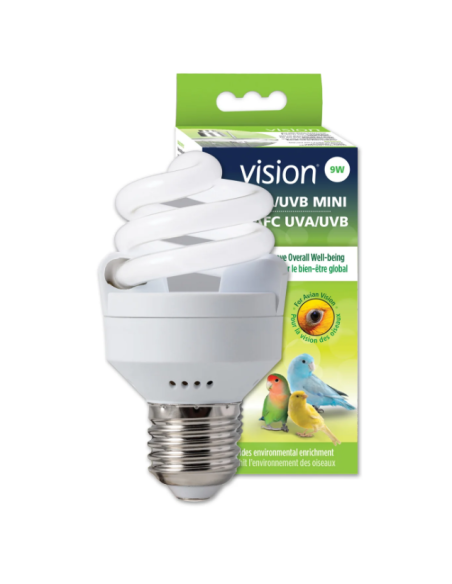 Bombilla CFL UVA/UVB Mini Vision - 9W