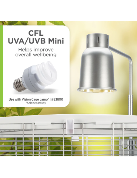 Bombilla CFL UVA/UVB Mini Vision - 9W