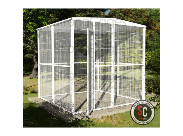 Voladera Torreblanca (2x2 con techo a dos aguas)