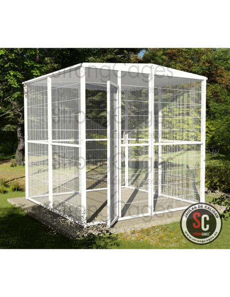 Voladera Torreblanca (2x2 con techo a dos aguas)