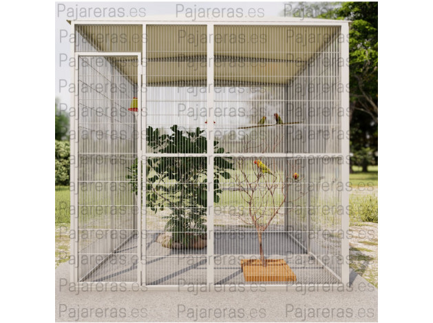 Voladera Torreblanca (2x2 con techo a dos aguas)