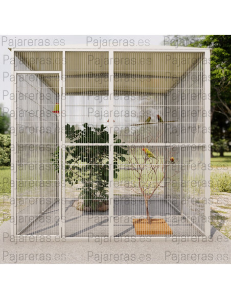 Voladera Torreblanca (2x2 con techo a dos aguas)