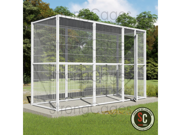 Voladera Altea (3X1 metros con techo plano)