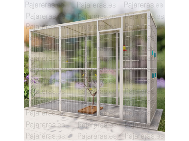 Voladera Altea (3X1 metros con techo plano)