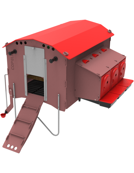 Gallinero móvil Red Roof