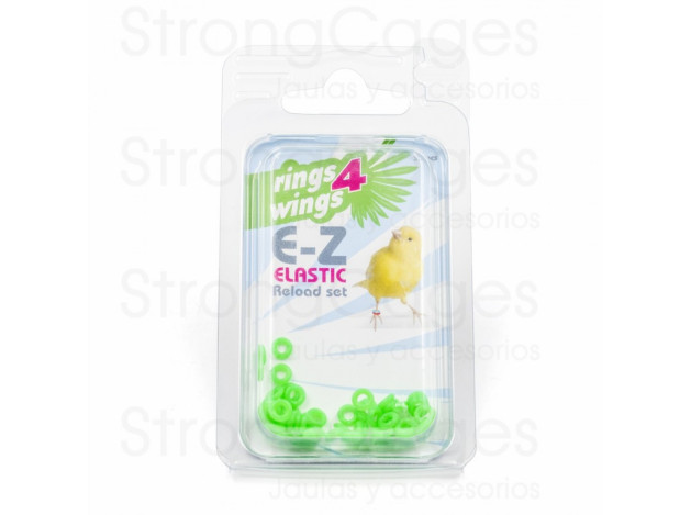Anilla elástica 3 mm - Verde (50 unds)