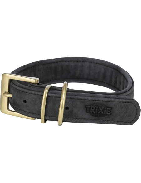 Trixie Pure Collar, Piel extra ancho, negro