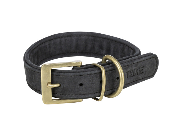 Trixie Pure Collar, Piel extra ancho, negro