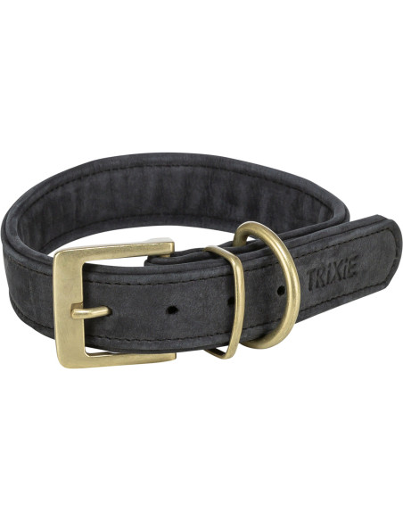 Trixie Pure Collar, Piel extra ancho, negro