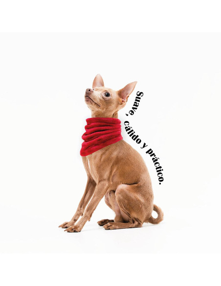 MI&DOG BUFANDA BRAGA ROJA