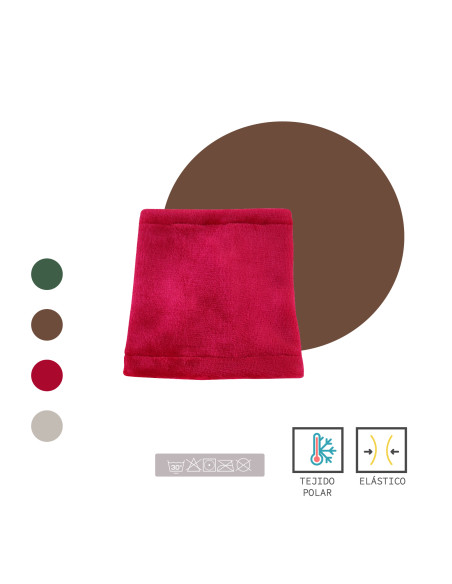 MI&DOG BUFANDA BRAGA ROJA