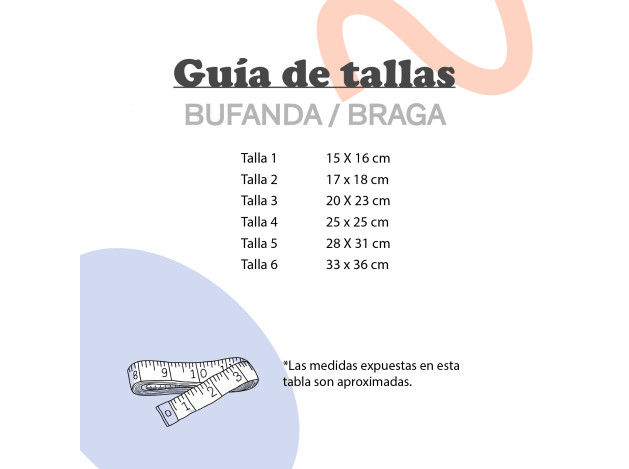 MI&DOG BUFANDA BRAGA ROJA