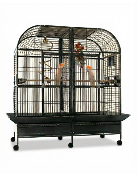 Jaula Guamayo Twin Ara Gris Antracita