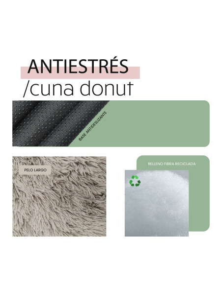 YAGU DESCANSO CUNA DONUT ANTIESTRES 85cm