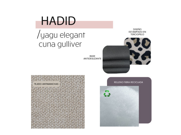 Cuna HADID 55 cm – Estilo elegante