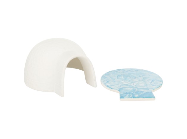 Iglú con placa de refrigeración