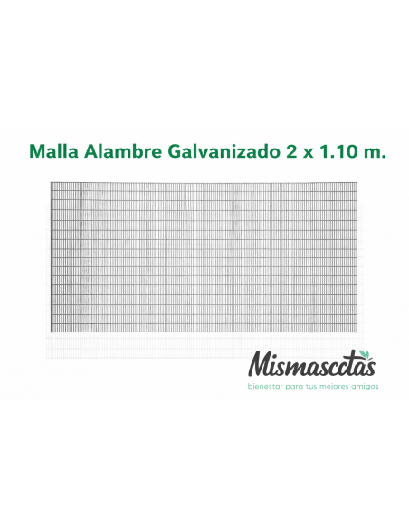 MALLA ALAMBRE GALV. 2 x 1.10 MT