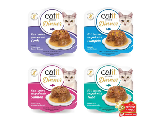 Catit Cuisine Dinner para Gatos | Pack 6 Comida...