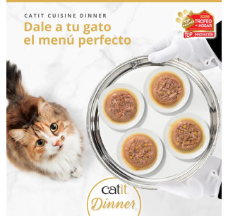 Catit Cuisine Dinner para Gatos | Pack 6 Comida Húmeda 2
