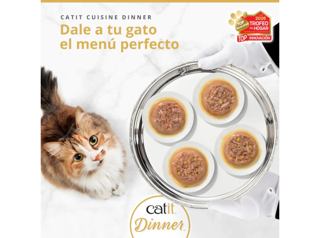 Catit Cuisine Dinner para Gatos | Pack 6 Comida...