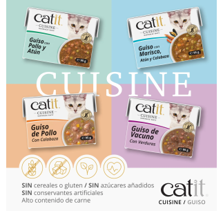 Catit Cuisine Guiso - Pack de 12 unidades