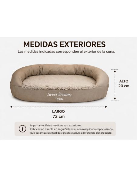 YAGU DESCANSO CUNA RELAX VISCOELASTICA ARENA