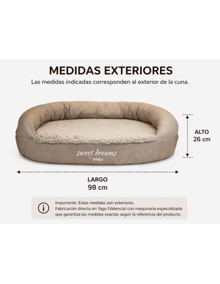 YAGU DESCANSO CUNA RELAX VISCOELASTICA ARENA