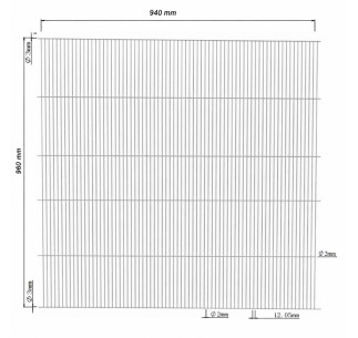Malla electrosoldada  x (pack de 8 unidades) 2