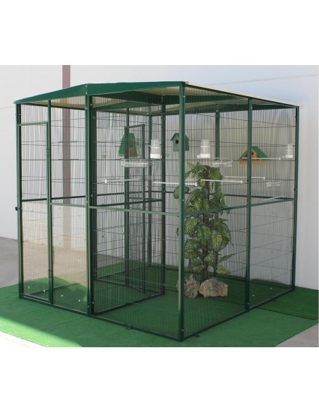 VOLADERO 4M2 C/2 PUERTAS C/HABITACULO DE SEGURIDAD 1M2