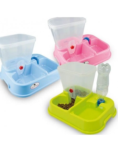 Comedero y bebedero dispensador