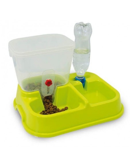 Comedero y bebedero dispensador