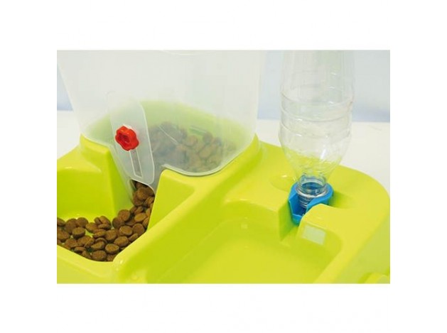 Comedero y bebedero dispensador