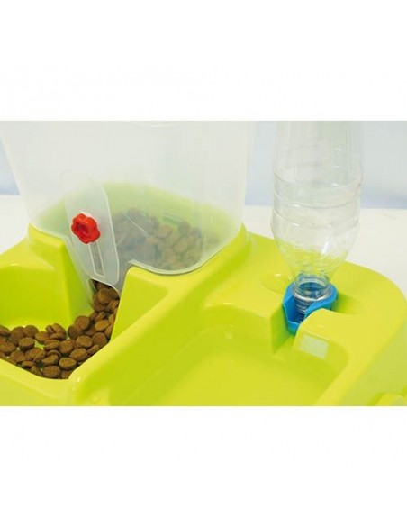 Comedero y bebedero dispensador