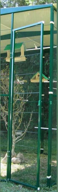 Voladero  para pájaros de  Jardin 4m2 (2x2m)