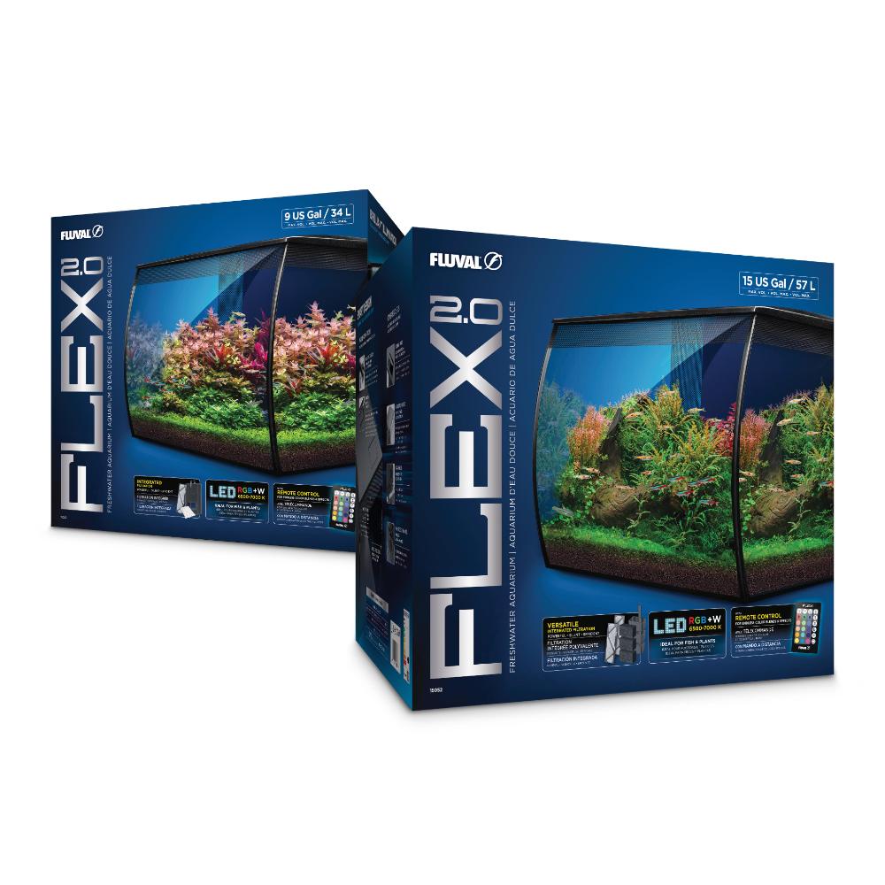 Kit de acuario Fluval Flex 2.0 57L