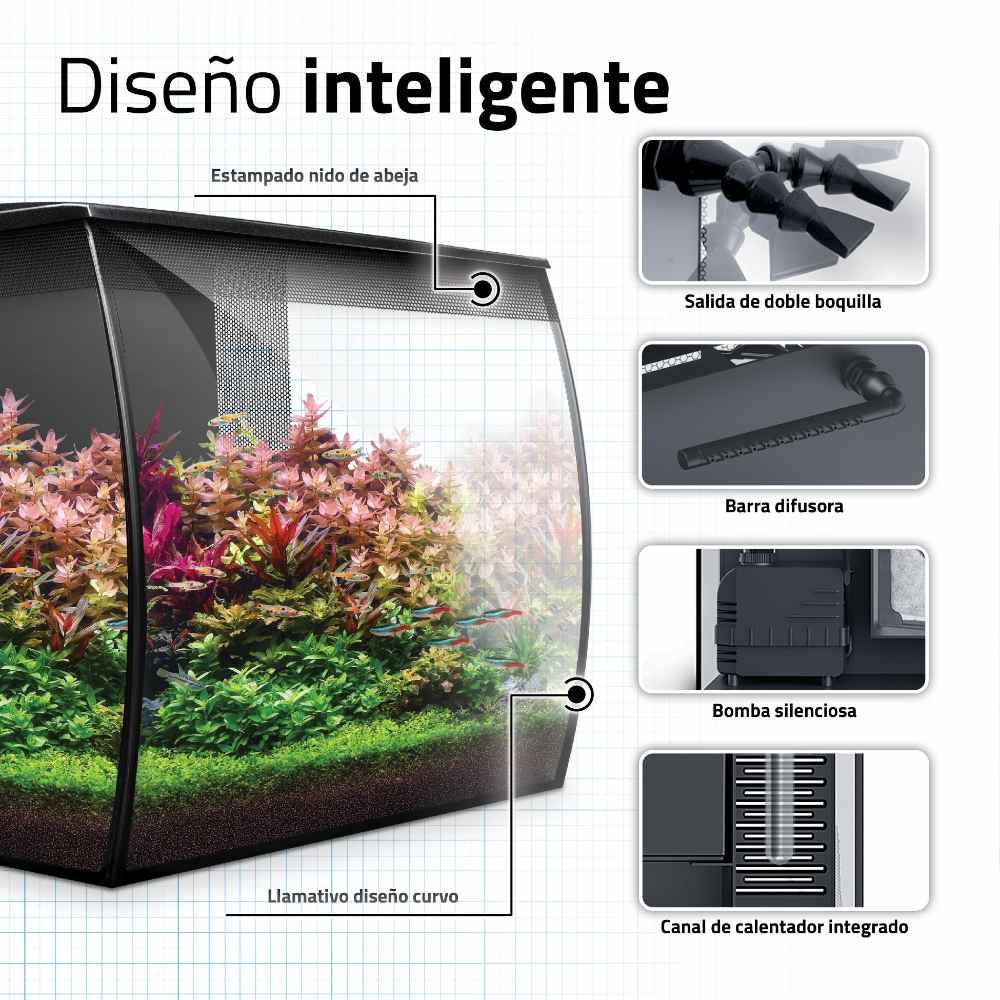 Kit de acuario Fluval Flex 2.0 57L