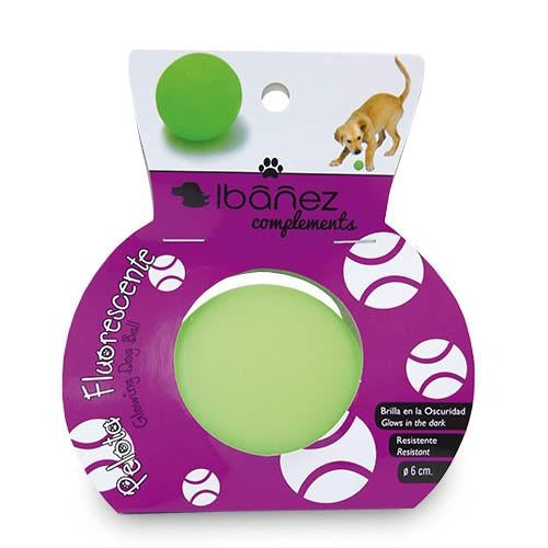 Pelota especial verde fluorescente