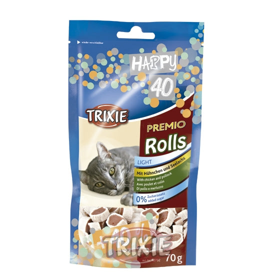 Snacks Premio Fish Chicken Rolls - Pack de 6 unidades