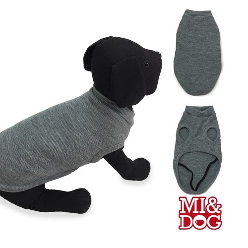 Jersey para perros Liso Gris Mi&Dog