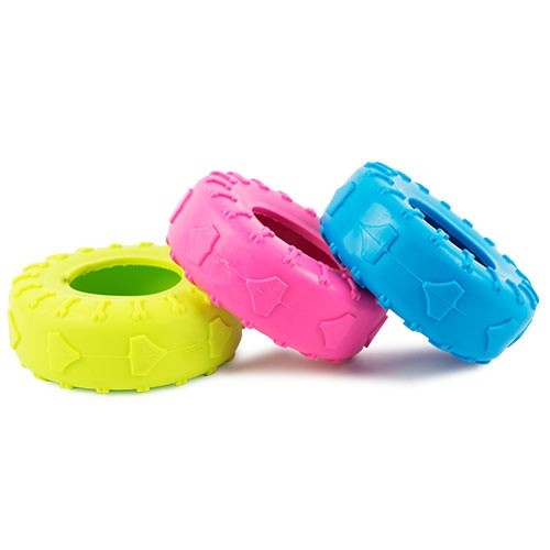 Rueda de goma para perro