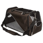 Bolsa de Transporte Marrón para Perros y Gatos – 28×28×47 cm