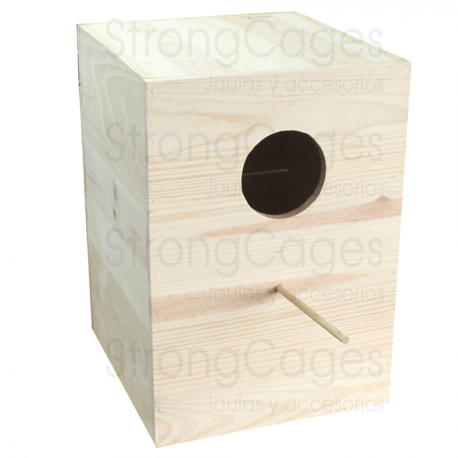 Nido de madera para Loros Yacos