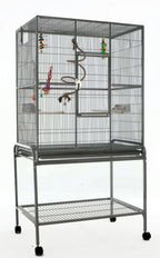 Voladero para pájaros Eco Black Sun Cages - jaula de vuelo negra para exterior