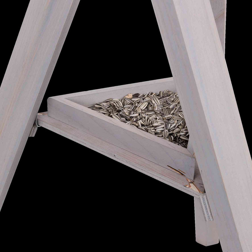 Comedero Pájaros Natura con Pie Gris