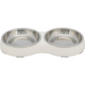 Set Comederos, melamina/acero inoxidable - Pack de 4 unidades