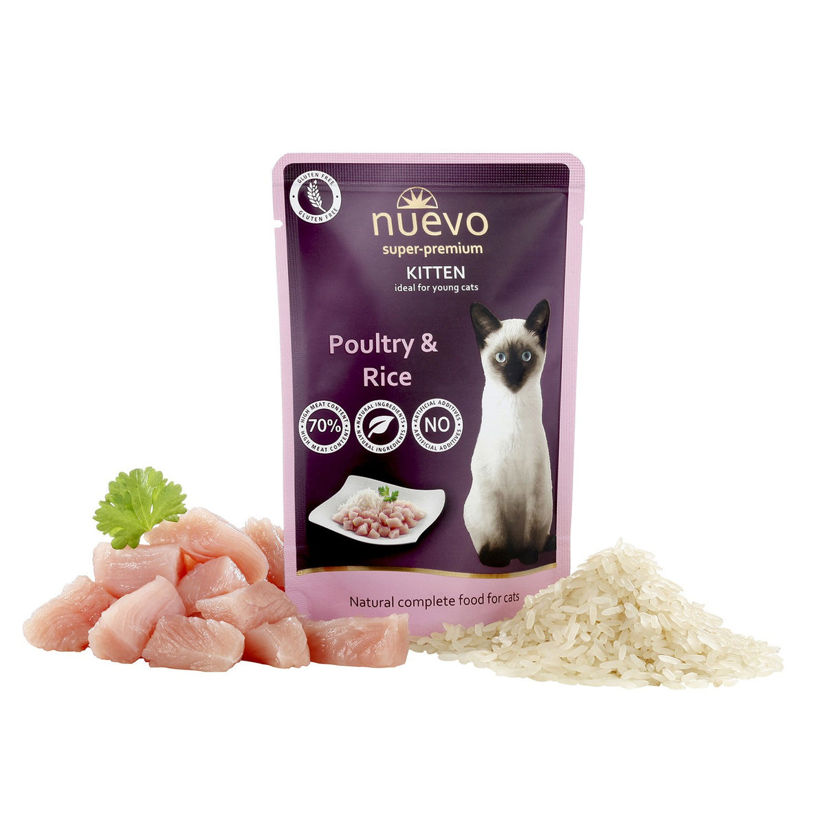 Sobre Gato JUNIOR Ave y Arroz NUEVO - Pack de 16 unidades
