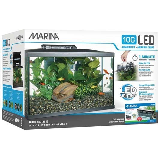 KIT ACUARIO MARINA 38 LITROS